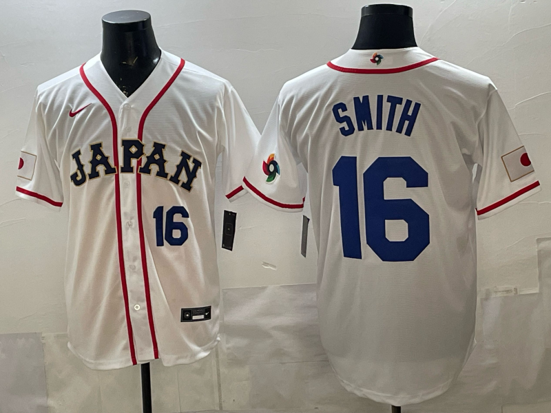 Men 2026 World Cub USA16 Smith white Nike MLB Jersey 002->->MLB Jersey